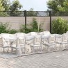 Bâche transparente avec œillets 3x12 m polyéthylène 535507535507