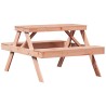 Table de pique-nique 105x134x75 cm bois massif de douglas 535508535508