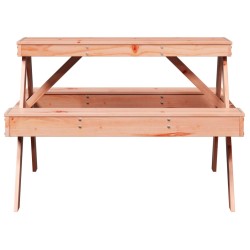 Table de pique-nique 105x134x75 cm bois massif de douglas 535508535508