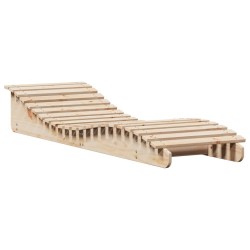 Chaises longues lot de 2 205x60x31,5cm bois massif de pin 535511535511