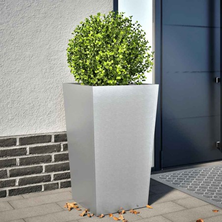 Jardinière 45x45x75 cm acier galvanisé 535513535513