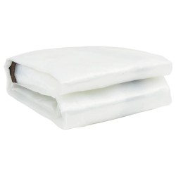 Bâche transparente avec œillets 1x12 m polyéthylène 535515535515