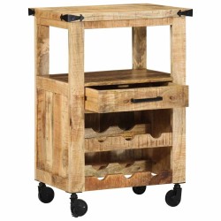 Chariot de cuisine Marron 55 x 40 x 80 cm Bois de mangue massif 535518535518