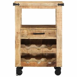 Chariot de cuisine Marron 55 x 40 x 80 cm Bois de mangue massif 535518535518