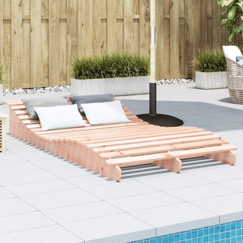 Chaise longue 205x110x31,5 cm bois massif de douglas 535524535524