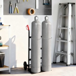 Chariot à main Noir et Rouge 63 x 43,5 x 110 cm Acier 535525535525