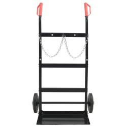 Chariot à main Noir et Rouge 63 x 43,5 x 110 cm Acier 535525535525