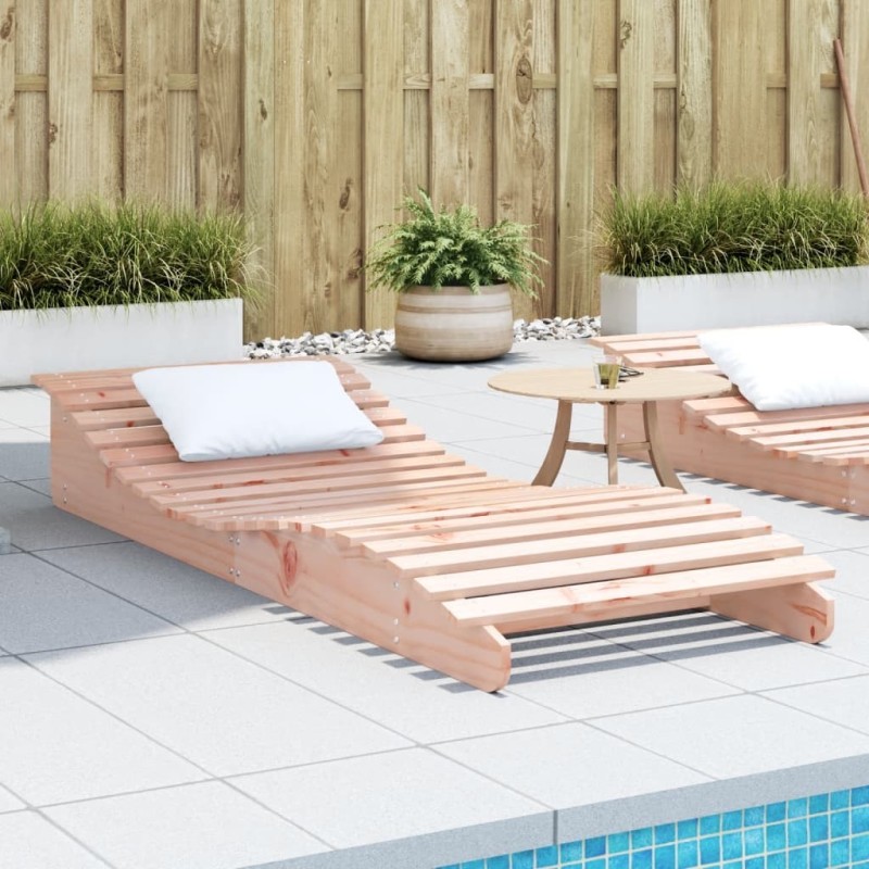 Chaise longue 205x80x31,5 cm bois massif de douglas 535526535526