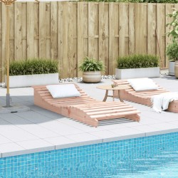 Chaise longue 205x80x31,5 cm bois massif de douglas 535526535526