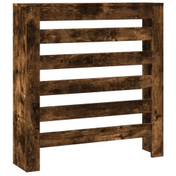 Cache-radiateur chêne fumé 78x20x82 cm bois d'ingénierie 535539535539