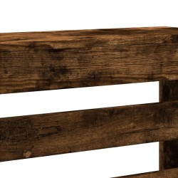 Cache-radiateur chêne fumé 78x20x82 cm bois d'ingénierie 535539535539