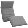 Chaise longue pliante gris 175x54x8,5 cm tissu oxford 535544535544
