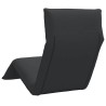 Chaise longue pliante noir 175x54x8,5 cm tissu oxford 535547535547