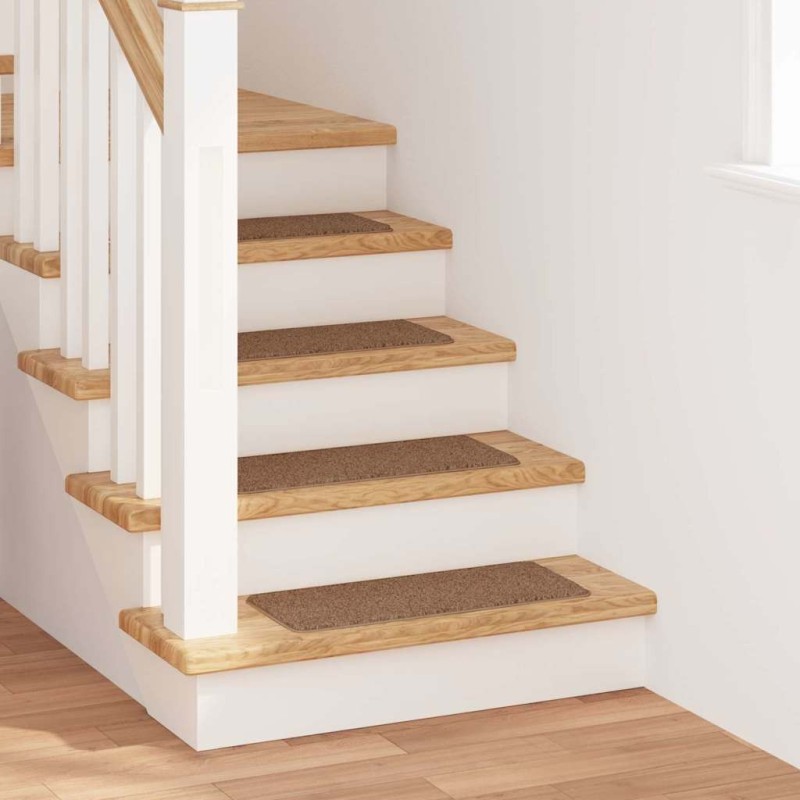 Tapis Antidérapants pour Escaliers 15 pcs Jaune 60 x 25 cm PP 535549535549