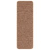 Tapis Antidérapants pour Escaliers 15 pcs Jaune 60 x 25 cm PP 535549535549