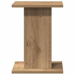 Supports de haut-parleurs 2 pcs chêne artisanal bois ingénierie 535551535551