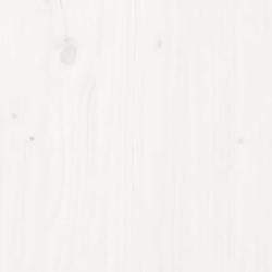 Lit pour chien blanc 55,5x45,5x28 cm bois de pin solide 535553535553