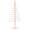 Arbre de Noël en bois pour décoration 210 cm bois massif de pin 535554535554