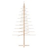 Arbre de Noël en bois pour décoration 210 cm bois massif de pin 535554535554
