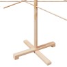 Arbre de Noël en bois pour décoration 210 cm bois massif de pin 535554535554