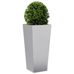 Jardinière 35x35x75 cm acier galvanisé 535556535556