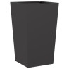 Jardinière noir 45x45x75 cm acier 535564535564