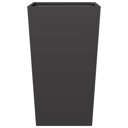 Jardinière noir 45x45x75 cm acier 535564535564
