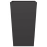 Jardinière noir 45x45x75 cm acier 535564535564