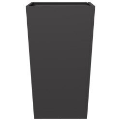 Jardinière noir 45x45x75 cm acier 535564535564