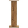 Supports de haut-parleurs 2 pcs chêne artisanal bois ingénierie 535565535565