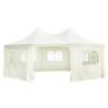 Couverture de tente de jardin Crème 6 x 4.5 x 3 m tissu 535566535566