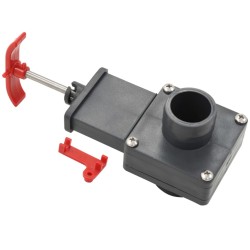 Vanne de portail de piscine 2 pcs 1,5" 535570535570