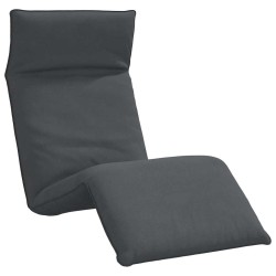 Chaise longue pliante anthracite 175x54x8,5 cm tissu oxford 535576535576