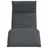 Chaise longue pliante anthracite 175x54x8,5 cm tissu oxford 535576535576