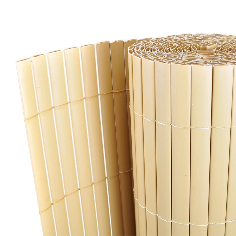 Panneaux de clôture Jaune PVC 535586535586