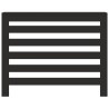 Cache-radiateur noir 104x20x82 cm bois d'ingénierie 535592535592