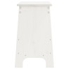 Banc d'entrée Blanc 100x28x45 cm Bois massif Pin 535594535594