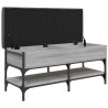 Banc à chaussures sonoma gris 102x42x45 cm bois d'ingénierie 535595535595