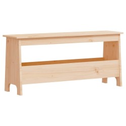 Banc d'entrée 100x28x45 cm Bois massif Pin 535600535600