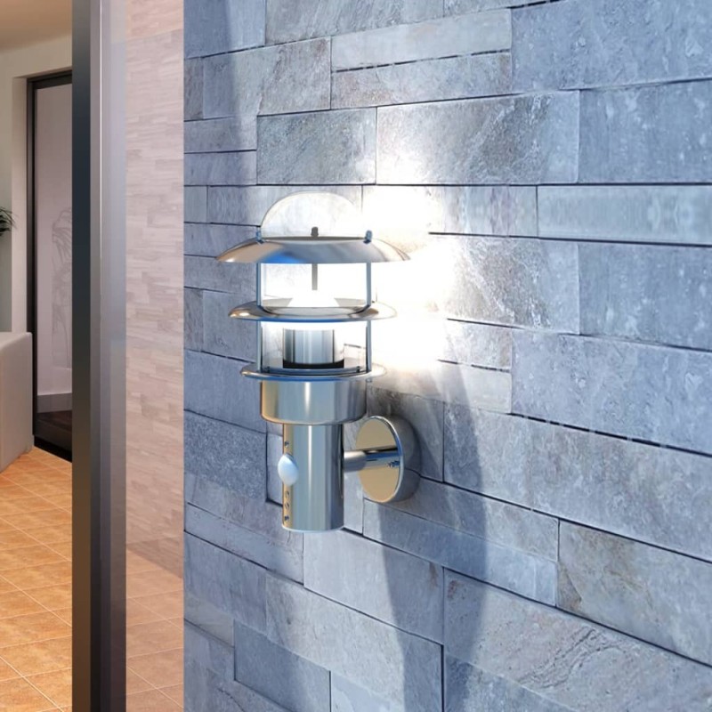 Lampe murale de patio Acier inoxydable   535601535601