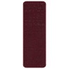 Tapis Antidérapants pour Escaliers 15 pcs Bordeaux 60 x 25 cm 535609535609
