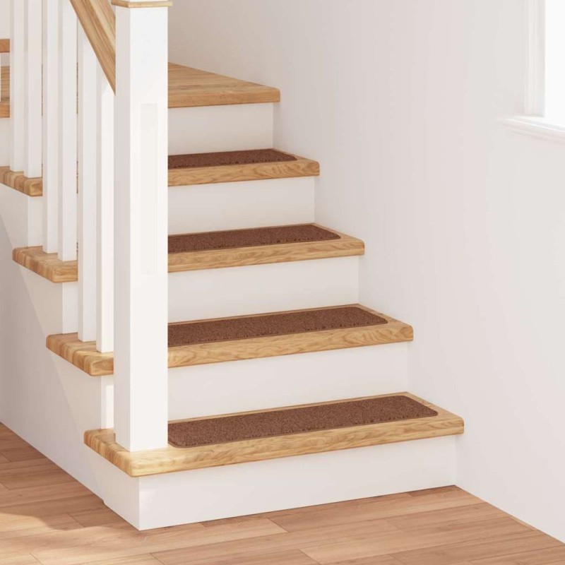 Tapis Antidérapants pour Escaliers 15 pcs Jaune 75 x 20 cm PP 535610535610