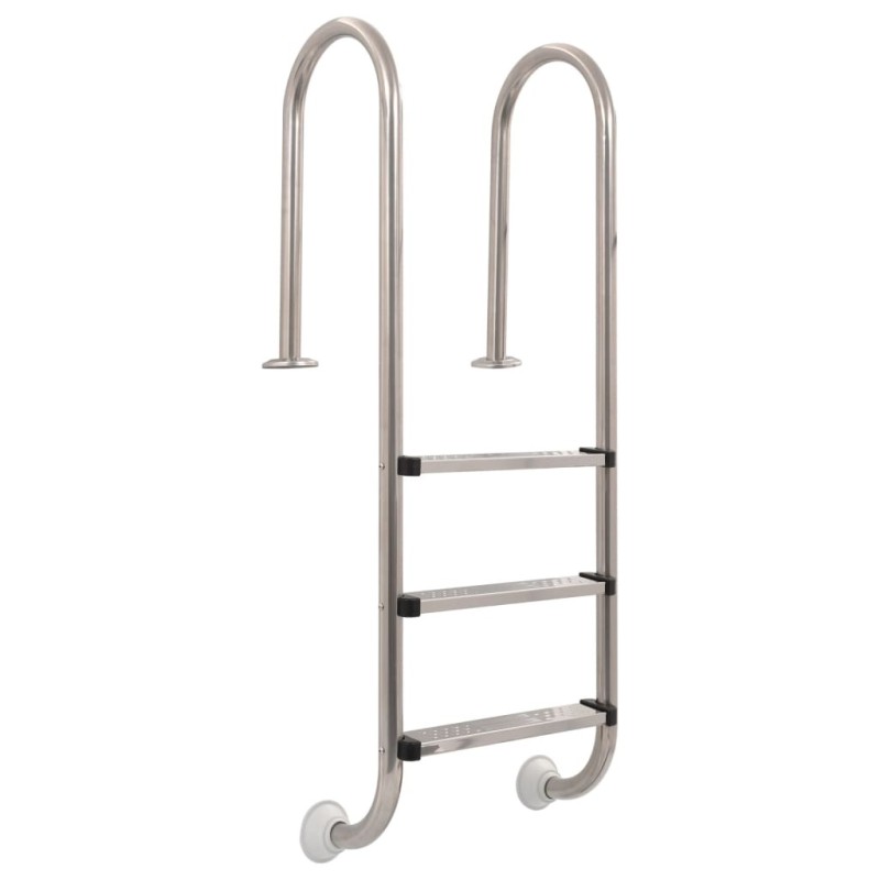 Échelle de piscine à 3 échelons Acier inoxydable 304 120 cm 535611535611