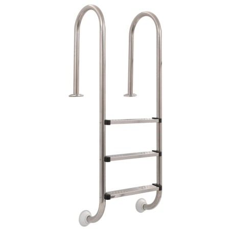 Échelle de piscine à 3 échelons Acier inoxydable 304 120 cm 535611535611