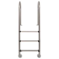 Échelle de piscine à 3 échelons Acier inoxydable 304 120 cm 535611535611