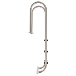 Échelle de piscine à 3 échelons Acier inoxydable 304 120 cm 535611535611