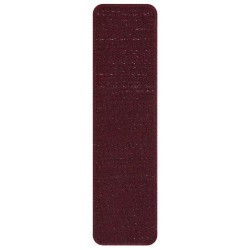 Tapis Antidérapants pour Escaliers 15 pcs Bordeaux 75 x 20 cm 535612535612