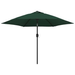 Parasol vert 3 m mât en acier 535614535614