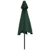 Parasol vert 3 m mât en acier 535614535614