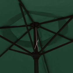 Parasol vert 3 m mât en acier 535614535614